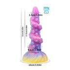 21 CM Lila Leuchtend im Dunkeln Tentakel Dildo