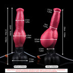 28 CM Silicon Aufblasbarer mit Balls Inflatable Horsedildo