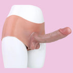 19 CM Realistic Lesbian Ejaculating Strap On Dildo Höschen