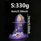 Fantasy Lila Meteoritisch Silicone Huge Buttplug