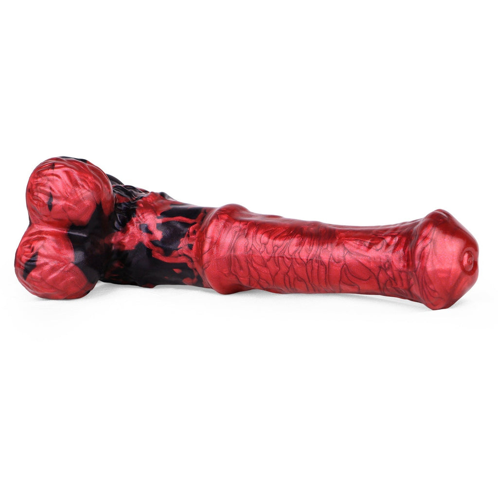 26CM Silicone Saugnapf Rot Horse Dildo
