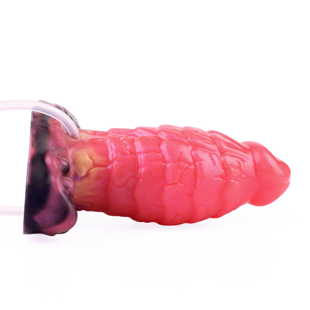 13  CM Rot Squirting Monster Aufblasbar Buttplug