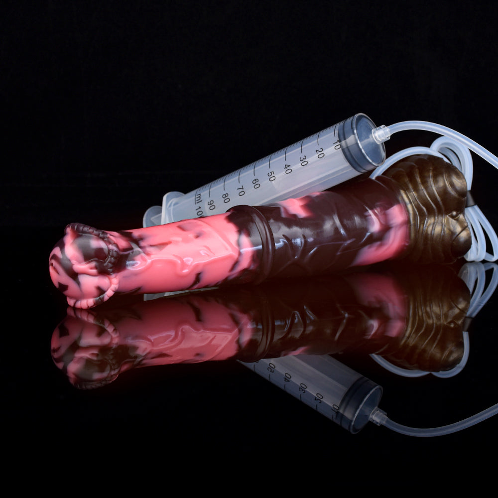 27 CM Gerade Horse Suction Cup Squirting Dildo