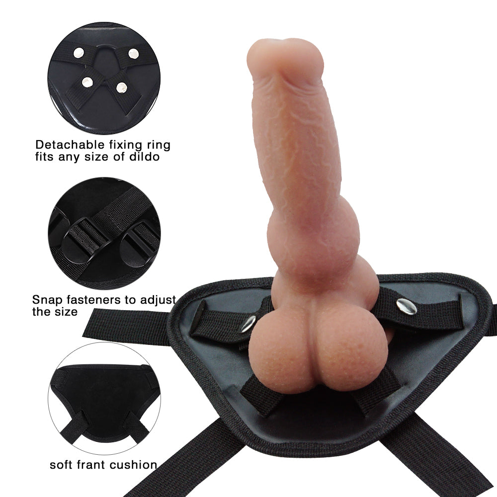 21 CM Silikon Strap On Fantasy Dogdildo