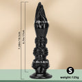 Long Black Fantasy Fist Sextoys dildo