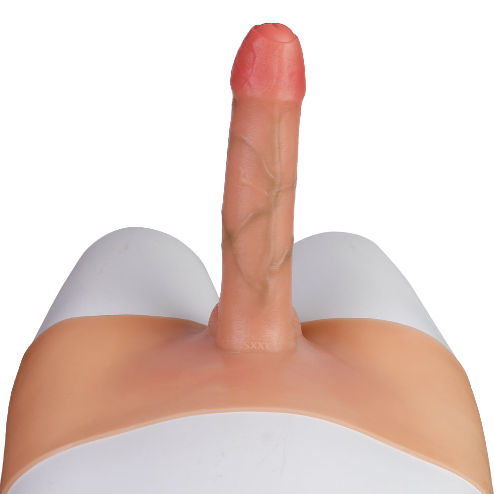 22 CM Realistic Penis Tragbar Silicone Dildo Höschen