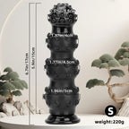 Black Beads Monster Knot Tentakel Dildo