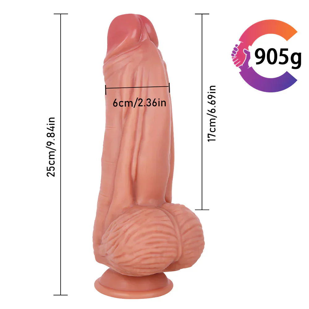 25 CM Silicone Groß Strap On Dildo
