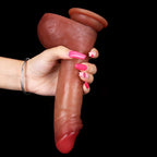 20 CM Silicone Strap On Realistic Squirtingdildo