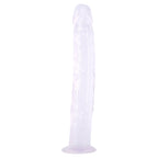 26 CM Klar Extra Long Strap On Dildo