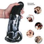 25 CM Silicone Silberrücken Big Strap On Dildo