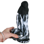 25 CM Silicone Silberrücken Big Strap On Dildo
