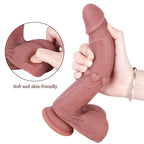 22 CM Herz mit Textur Silicone Strap On Dildo