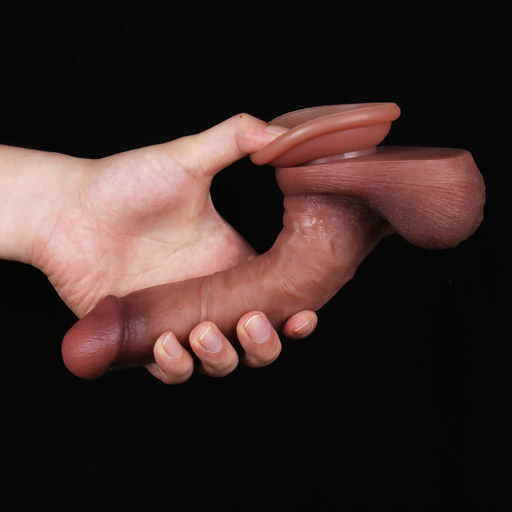 21 CM Silicone Suction Cup Realistic Umschnalldildo