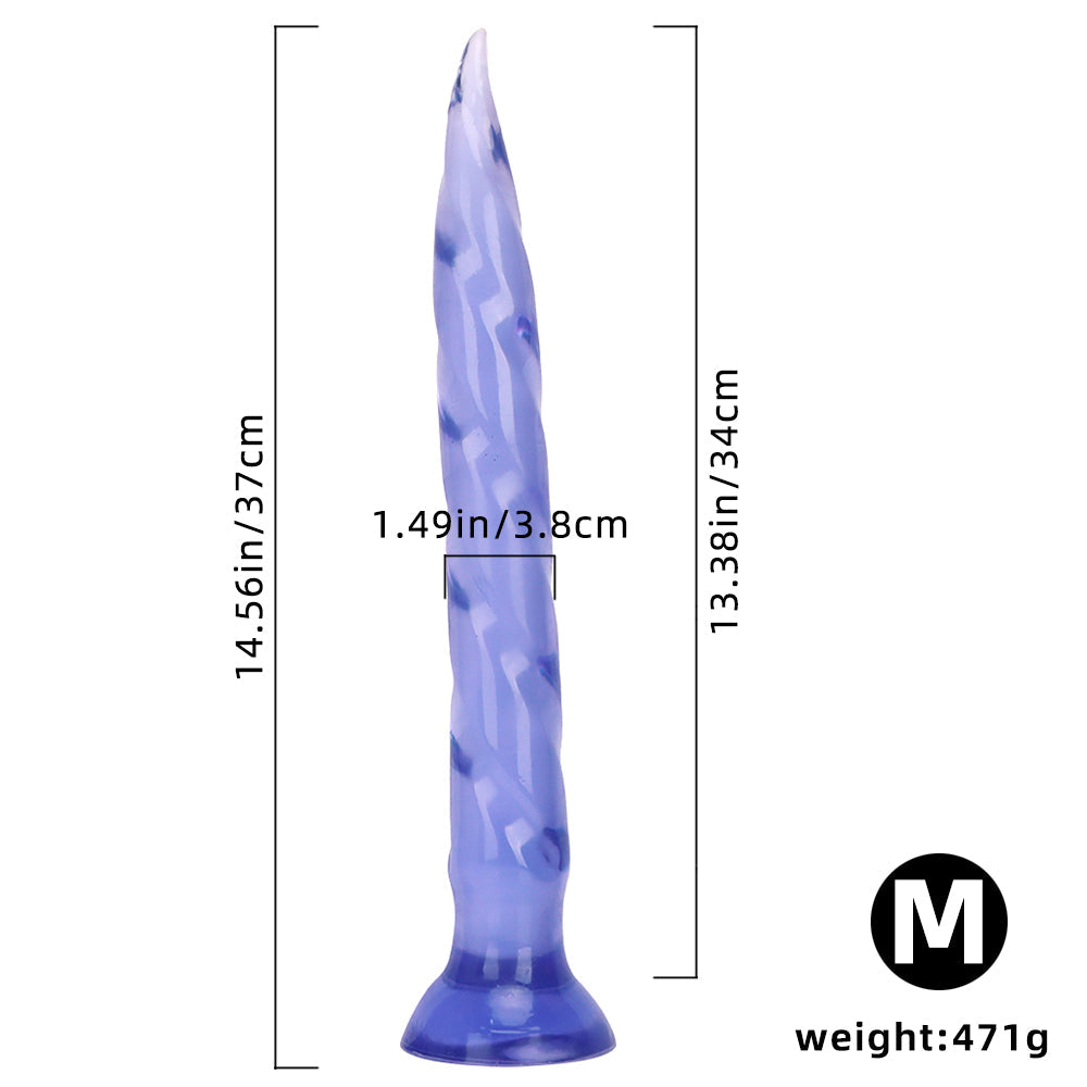 Gewindeförmig Extra Long Tentacle Jelly Dildo