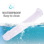 26 CM Klar Extra Long Strap On Dildo