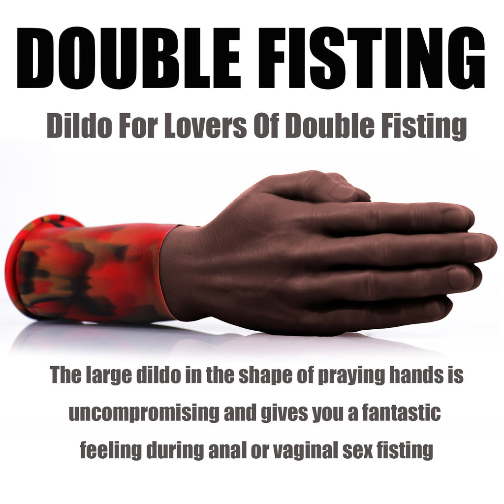 32 CM Gebetsgeste Suction Cup Fisting Dildo