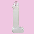 15 CM Klein Klar Penis Glass Dildo