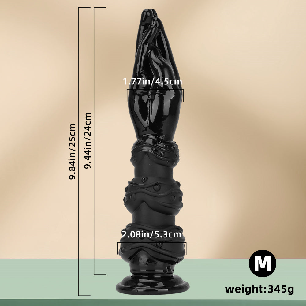 Long Black Fantasy Fist Sextoys dildo