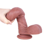 22 CM Herz mit Textur Silicone Strap On Dildo