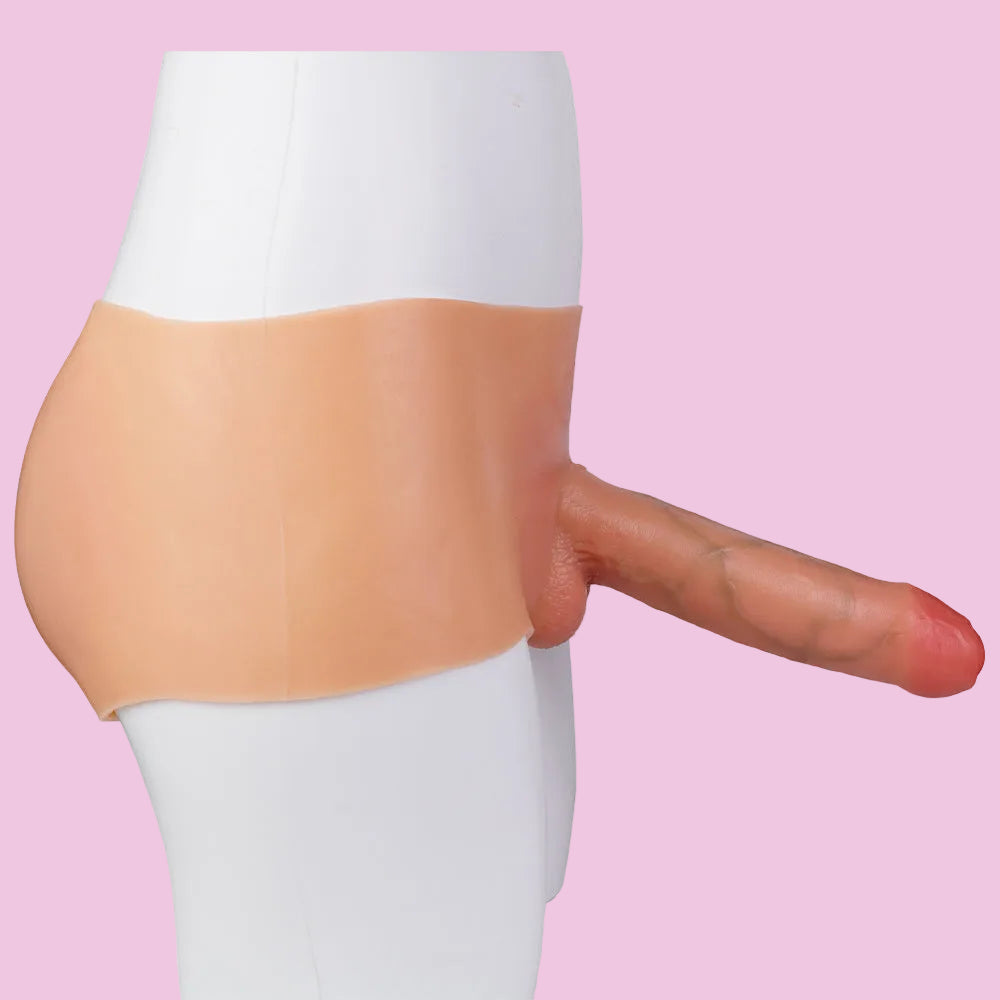 22 CM Realistic Penis Tragbar Silicone Dildo Höschen