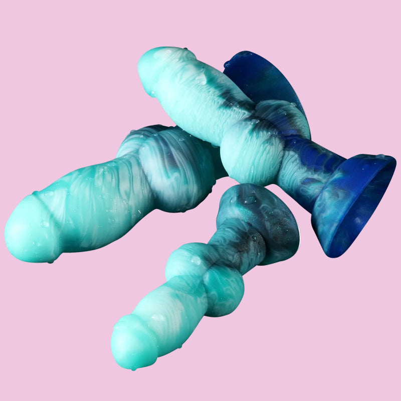 Anal Dildo Knotted Fantasy Silicone Buttplug
