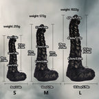Animal Black Elefantenrüssel Silicone Fantasy Dildo