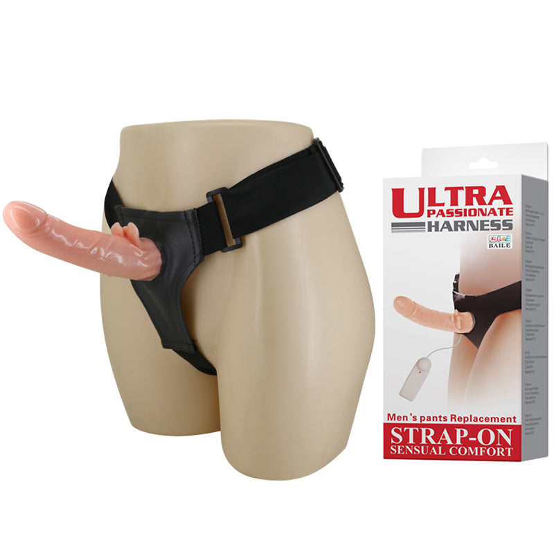 Klitoris Stimulation Lesbian Strap On mit Vibration