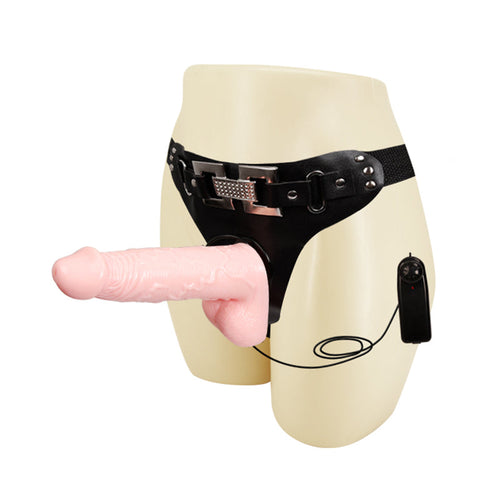 16  CM Flesh Vibrator Peni Strap On Dildo