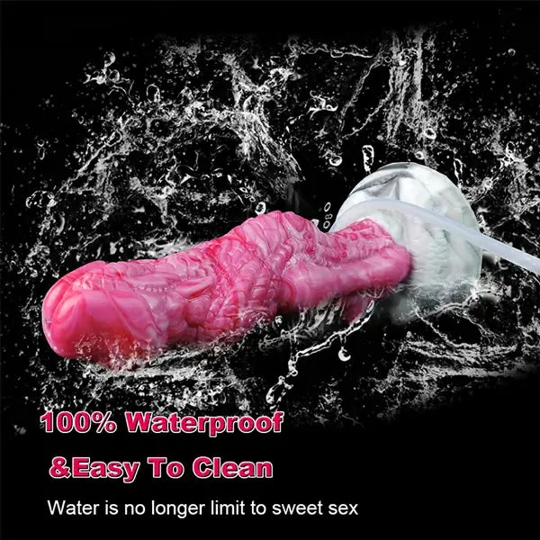 20,4 CM Rosa Squirting Dragon Strapon Dildo