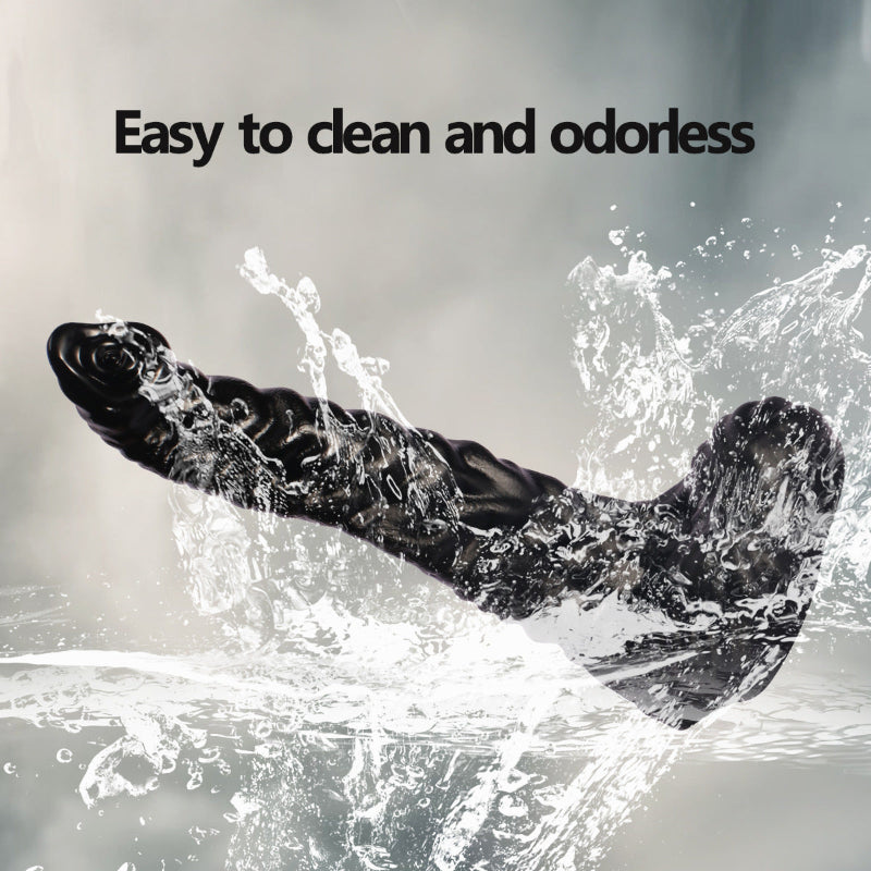 Animal Black Elefantenrüssel Silicone Fantasy Dildo