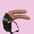 Braun Classic Lesbian Doppeldildos Strap On