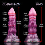 18 CM Lila Monster Dragon Dildo Inflatible Buttplug