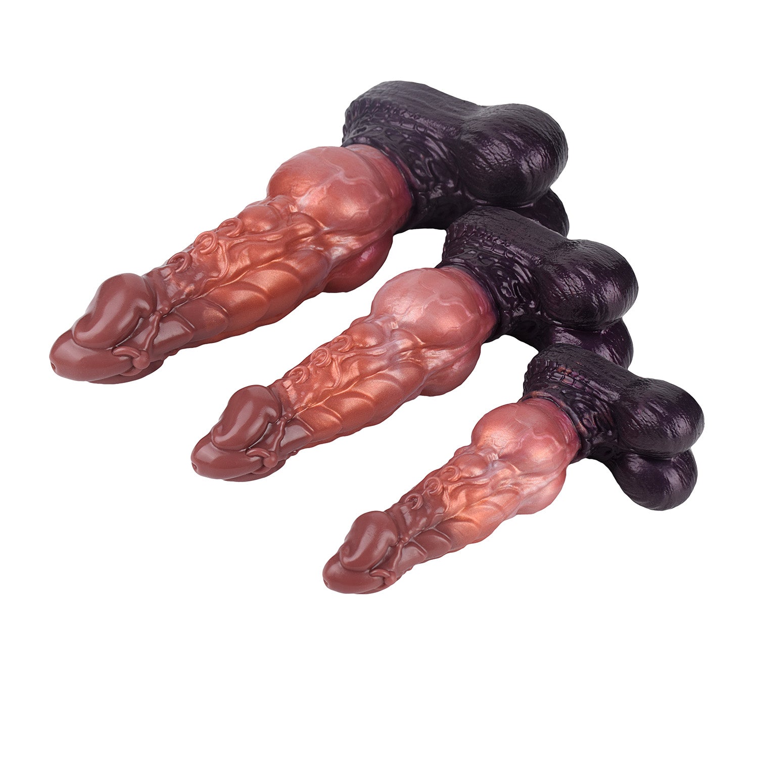 Knotted Huge Monster Dual Density Dragon Dildo
