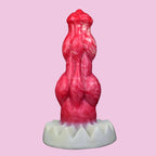 Doppel Knot 23cm Rot Silicone Monster Dildo