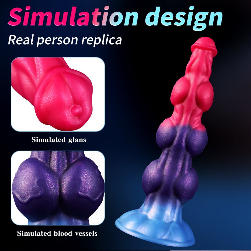 Fantasy Drei Knotdildo Dog Cock