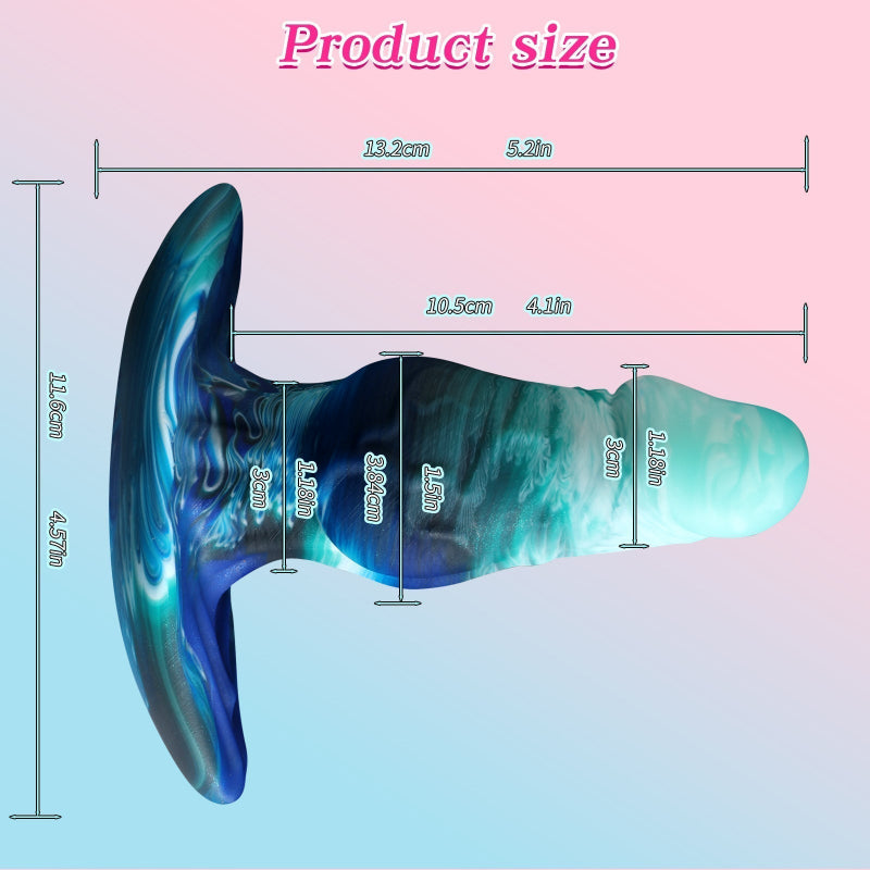 Fantasy Penis unisex Knotted Buttplug