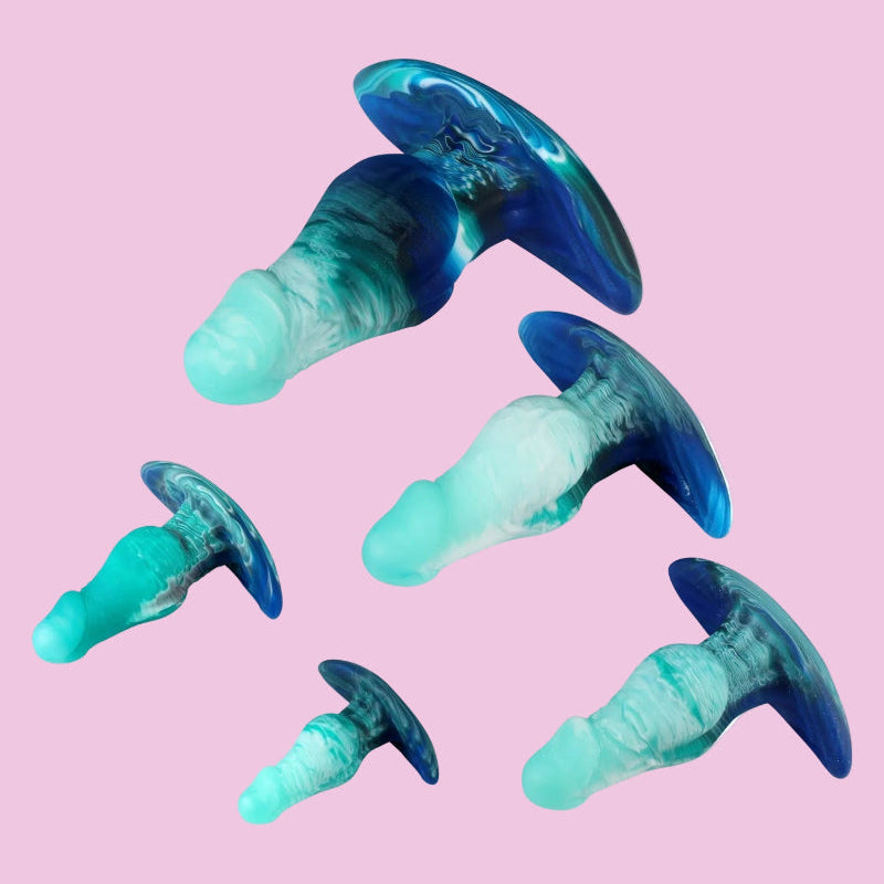 Fantasy Penis unisex Knotted Buttplug