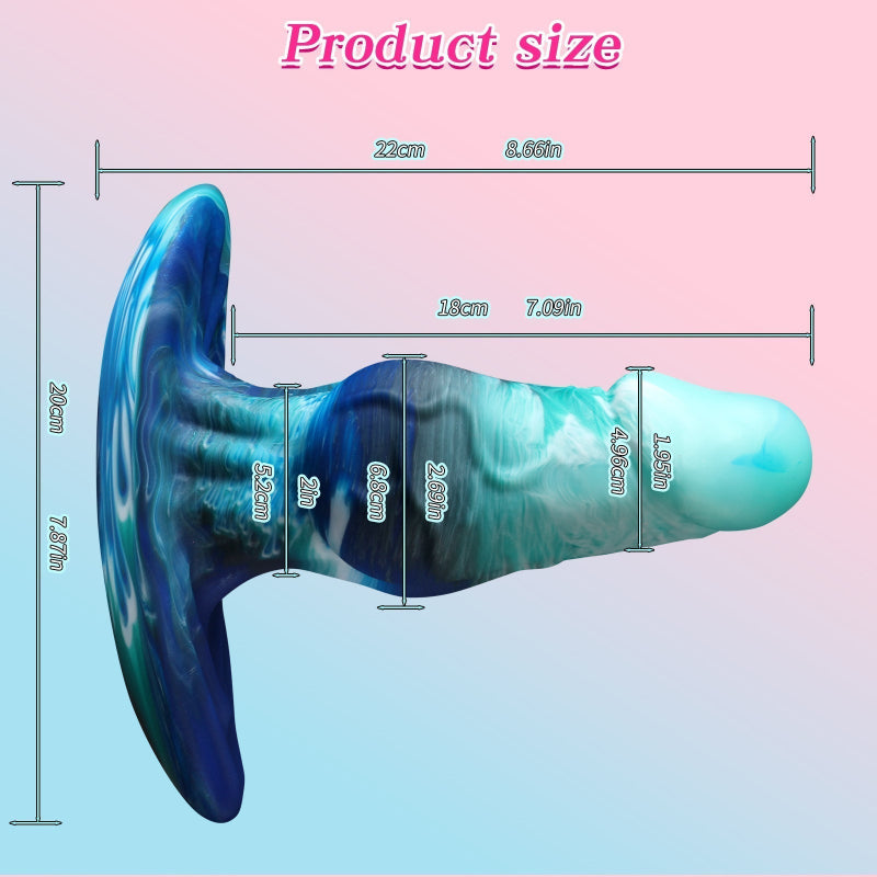 Fantasy Penis unisex Knotted Buttplug