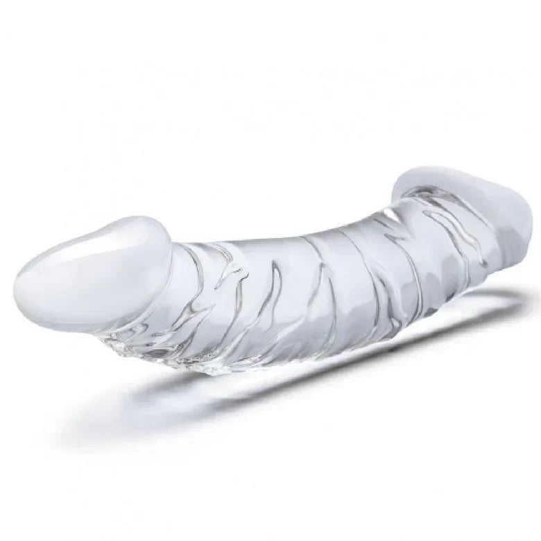 27 CM Klar Double Ended Penis Glass Dildo