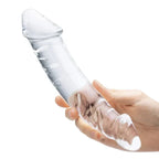 27 CM Klar Double Ended Penis Glass Dildo