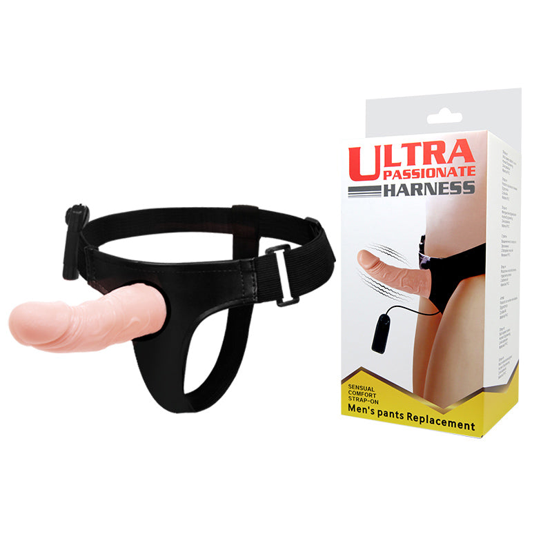 Hohl 15 CM Vibrating Strap On Dildo