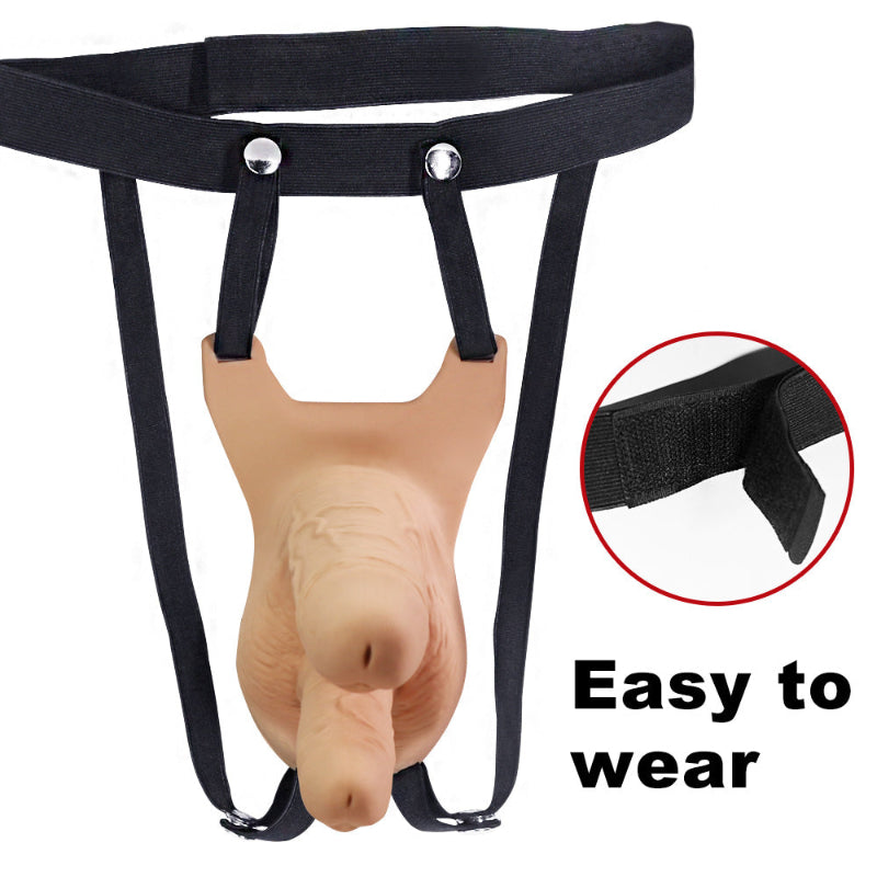 Hohl Vibrator Double Dildo Strap On