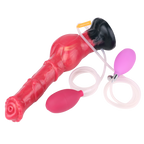 30 CM Squirting Rot Silicon Aufblasbarer Penis Horsedildo