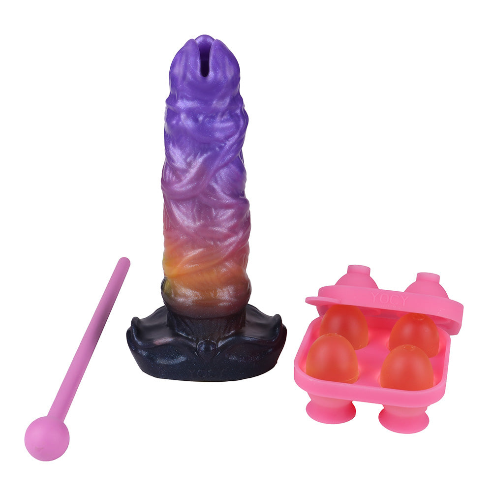 21 CM Silicone Monster Ovipositor Strukturiert Dildo