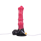 25 CM Squirting Fantasy Aufblasbarer Rot Horsedildo