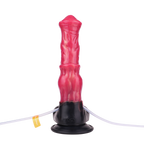 25 CM Squirting Fantasy Aufblasbarer Rot Horsedildo