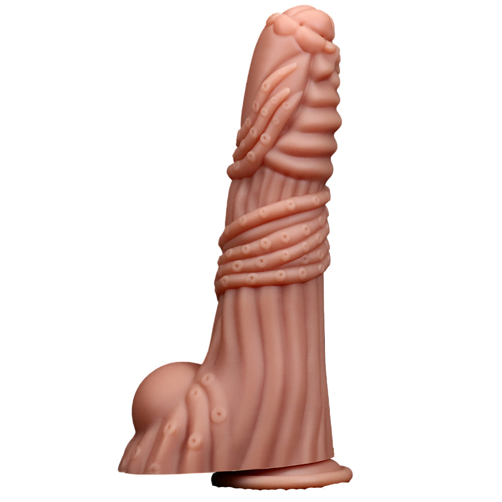 24 CM Flesh Oktopus Silicone Tentakel Dildo