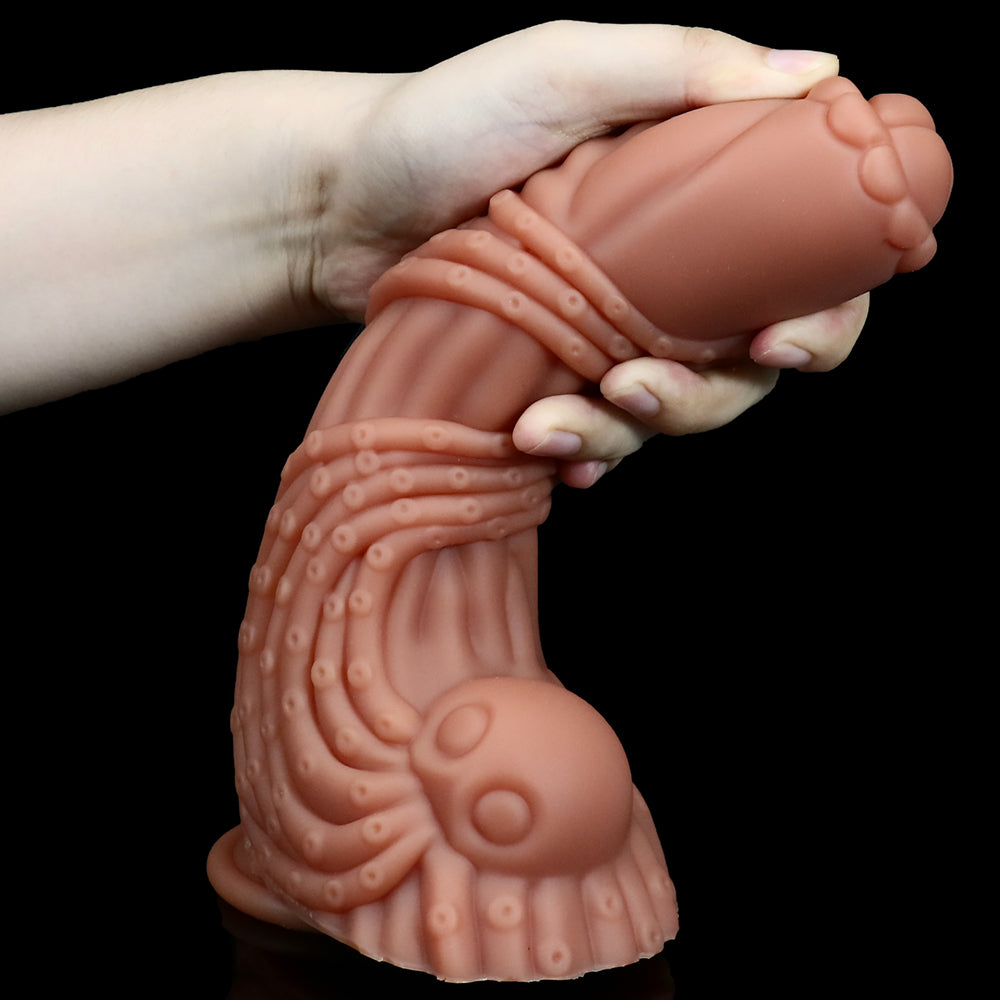 24 CM Flesh Oktopus Silicone Tentakel Dildo