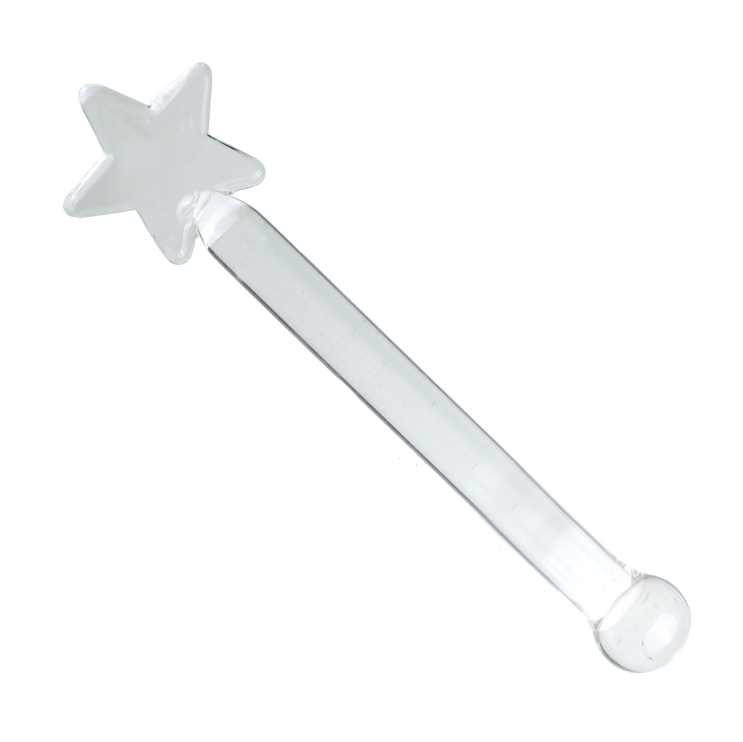 20 CM Niedlich Klar Masturbator Glass Dildo